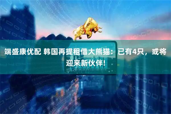 端盛康优配 韩国再提租借大熊猫：已有4只，或将迎来新伙伴!